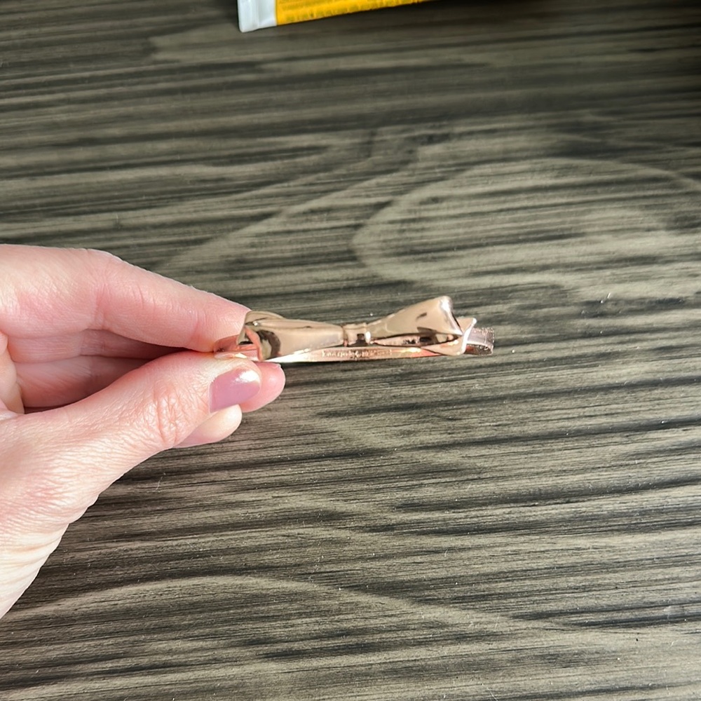 Kate Spade Rose Gold Bow Bracelet